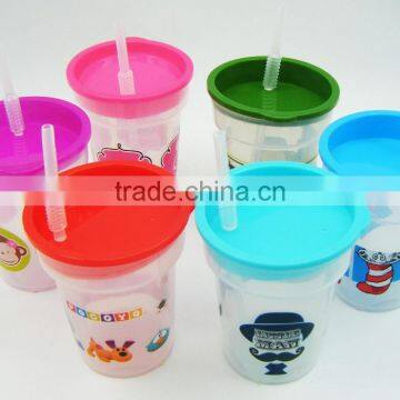 BPA free cheap promotional gifts/250ml juice drinking cup/kids sipper bottle