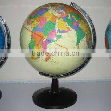 Plastic world globes