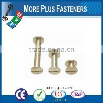 Made in Taiwan Golden Color Binding Screw photo-5