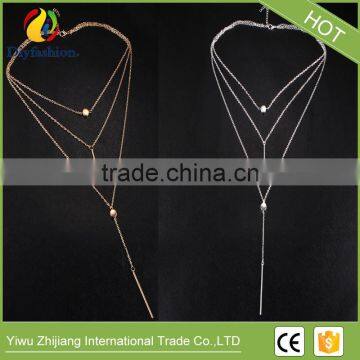 High Quality Simple Long Sequin Elegant Necklace for Girl and Lady photo-4