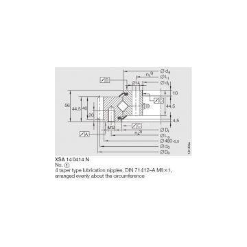 XSA 14 0844 N Slewing Bearing/slewing Ring