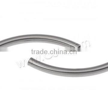 New Stainless Steel Tube beads bulk bead Curved Tube ocustom metal logo beads