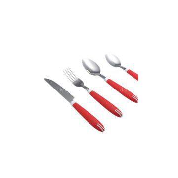 24pices Cutlery Set With ABS Handle