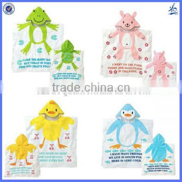 Reactive printing 100% cotton baby hooded towel pattern