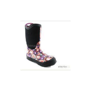 Women Neoprene Rubber Boots With Customized Printing