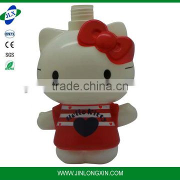 2013 Hot sale plastic Shower Gel bottle for Hello kitty