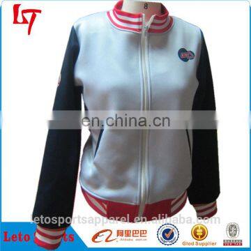 Fashion design /college jackets wholesale High quality cotton fashionable printed Embroidery printing custom baseball jackets