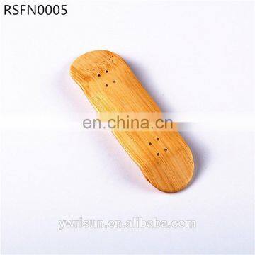 New Designs 100*30 or 100*32mm Bamboo Blank Mini Fingerboard Deck