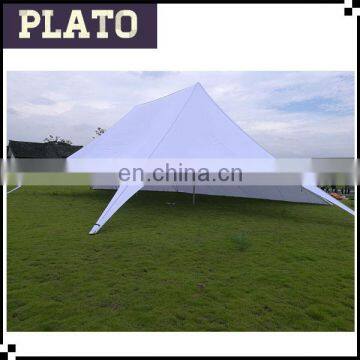 21m pure white high peak big star canopy tent used wedding party tent with factory price