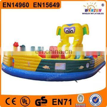 giant outdoor playground inflatable bounc round 15 x 15 on sale