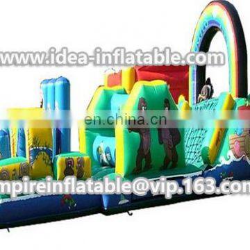 Playground inflatable obstacle course inflatable jumper ID-OB014