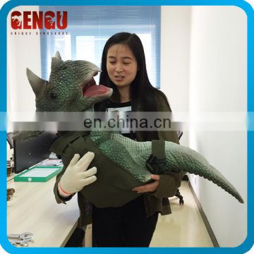 Amusement Park Realistic Dinosaur Puppet For Sale