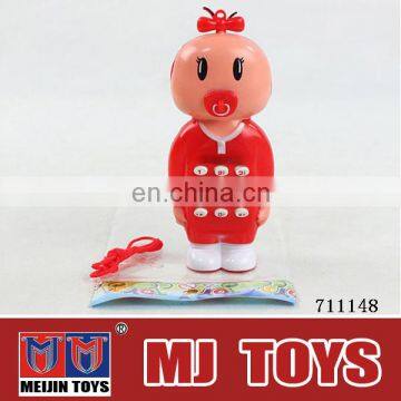 Very Cute plastic mobile phone toy musical BO toy mobile phone for kids