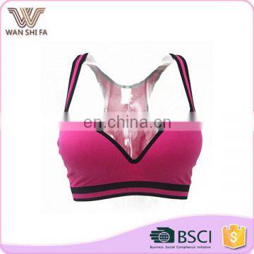 2015 new arrival pink durable bra nylon comfortable lady underwear suits