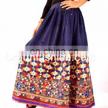 Rabari Embroidered Bohemian skirt(Gaghra)- Vintage Traditional Classic Rabari skirts- Tribal Kuchi Banjara Skirt(Gaghra)