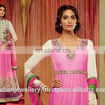 Anarkali Salwars, Salwar Kameez Designer Suits Manufacturer, Anarkali Salwars Kameez Suit Exporter photo-3