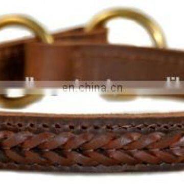 100% Genuine Handmade leather dog collars and Leashes