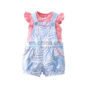 2017 New Arrival Summer Children's Clothing Sets Wholesale Baby Clothes Pink Shirt And Shorts New Baby Suit photo-5