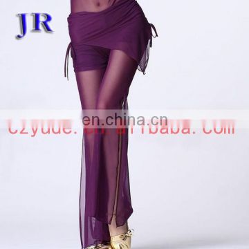 Sexy high quality net cloth Plus size belly dance pants for ladies K-4012#