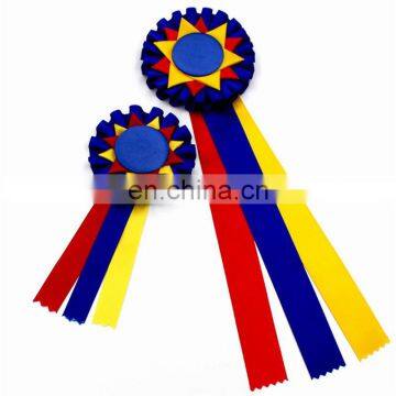 wholesale party decorations of award colorful ribbon rosettes