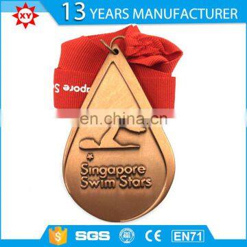 BSCI factory supply cheap custom logo running award sport metal