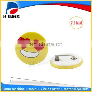 Free Shipping 1 "(25 Mm) Rotating Machine +mold+ Round Knife, Manufacturers to Sell 500 Sets of Badge Material photo-3