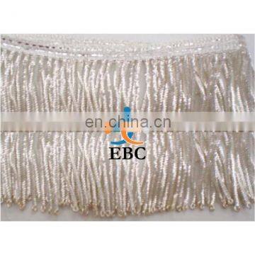 silver metallic bullion fringe | bullion fringes | Silver Bullion Tassel Fringe