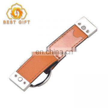 High Quality Custom Deisgn Print Logo Zinc Alloy Leather Keychains photo-5