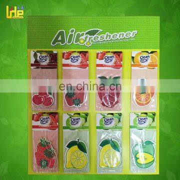 Lide cheap custom good quality paper refresh car air freshener