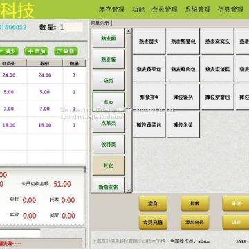 Touch screen food system (CS)