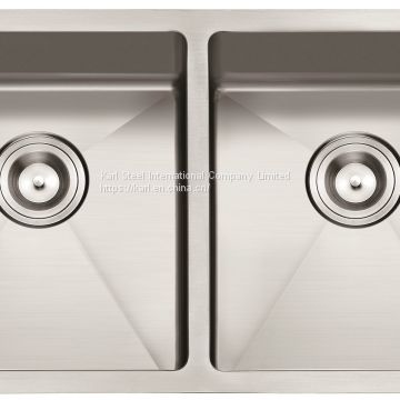 Double Bowl Kitchen Stainless Steel Sink