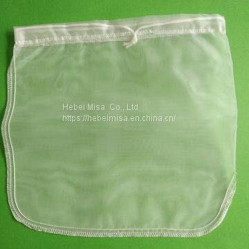 Nut milk bag with drawstring Food grade