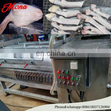 Cow cattle sheep goat head feet dehair machine