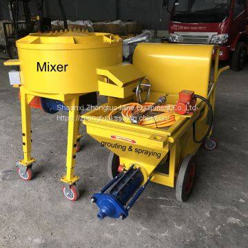 Screw Type Cement Mortar Plastering Pumpc Concrete Pump