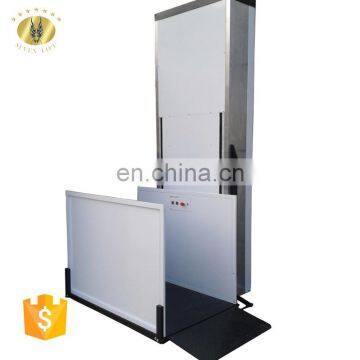 7LSJW Shandong SevenLift Indoor hydraulic high floor hospital wheelchair elevator