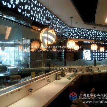 Automatic sushi conveyor for restaurant fast rotary equipment