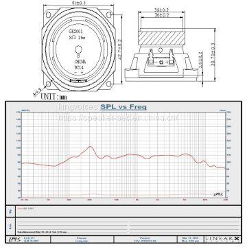Good Sale 5'' Low Mid Multimedia Speaker 8ohm 16w Woofer Speaker Parts photo-5
