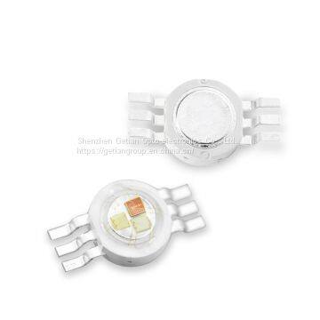 LED High Power Full Color Lamp Beads 3w 3in1 RGB photo-2