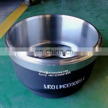 Casting brake drum 118003341031 for  truck