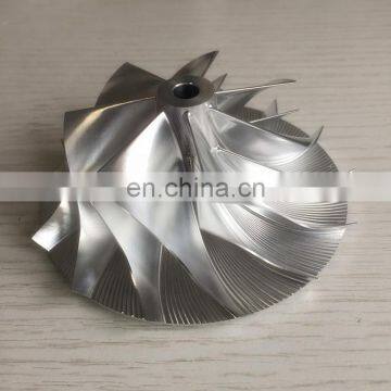 T04S 8635R P00767 62,30/86,15 мм 7+7 лопастей Высокопроизводительный турбо-алюминиевый 2618/фрезерованный/монолитный колесо компрессора для автогонок photo-3