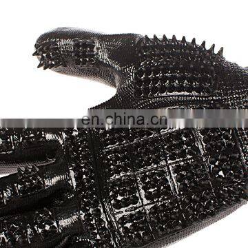 Manufacture Wholesale Massage Hair Removal Deshedding Brush Cleaning Pet Dog Cat Bath Gray Grooming Gloves photo-5