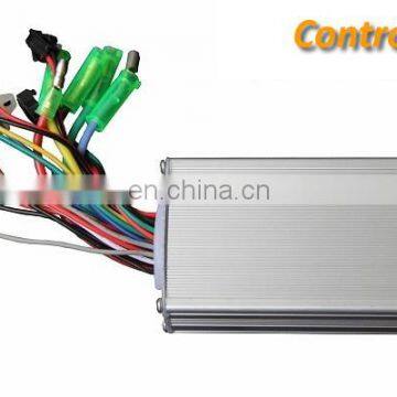 BLDC 4 Inch 24V 36V Geared Electric Hub Motor Wheel Hall Sensor With Controller Thumb Throttle Brake Handle