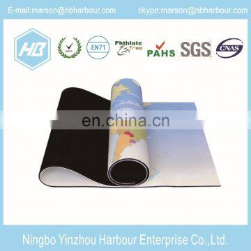 Health and Fitness 1/4 Inch Extra Thick 72 Inch Long TPE Comfort Foam Rubber Natural Yoga Mat photo-5