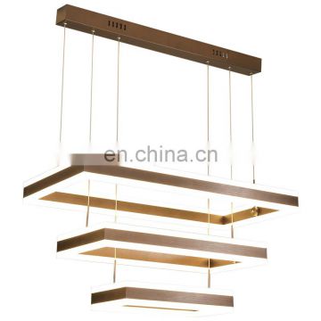 Modern Warm LED Pendant Lighting with 3 Ring