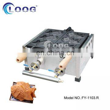 Baking Machine 3 Pieces Gas Japanese Taiyaki Maker Commercial Grill Fish Waffle Maker photo-5
