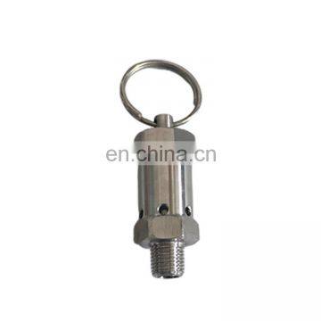 Stainless steel mini safety pressure relief valve for solvent tank in extraction