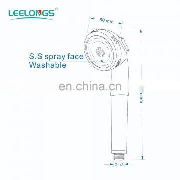 Factory PC Material 3 Functional Spa Shower Anion Handheld Water Filter Shower photo-5