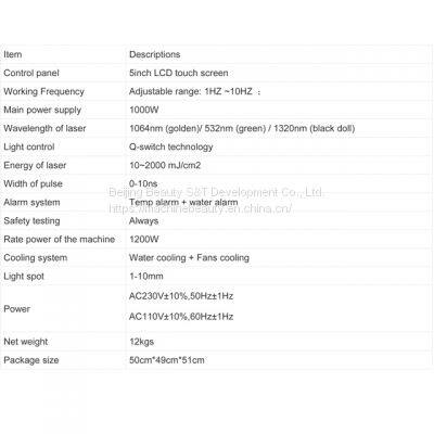 Nd Yag Q Switched Laser Machine High Quality Remove Mole photo-5