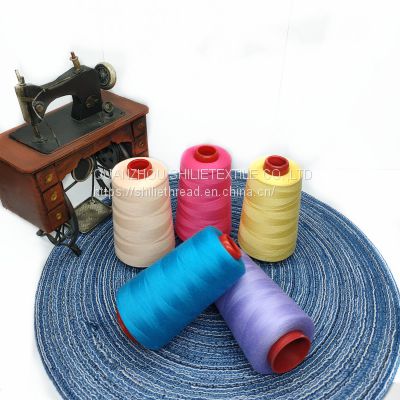 Hot Sale Factory Polyester Waterproof Sewing Thread Whole Sale Colorful Yarn photo-2