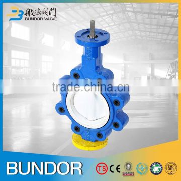 Cast Iron Full Ptfe Lined Lug Type Butterfly Valve Manufacturer